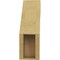 Ekena Millwork 5-inch W x 12-inch D x 16-inch H Monterey Rough Cedar Woodgrain TimberThane Knee Brace, Primed BRCUR05X12X16MONRCPR - alternate 3